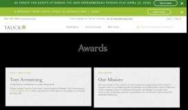 
							         Travel Agency Awards - Best Travel Company | Tauck								  
							    