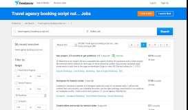 
							         Travel agency booking script nulled Jobs, Employment | Freelancer								  
							    