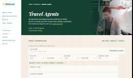 
							         Travel Agent | National Car Rental								  
							    