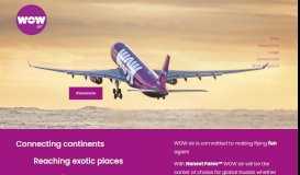 
							         Travel Agent Registration - WOW air								  
							    
