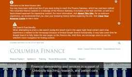 
							         Travel and Business Expense (TBER) Info | Columbia University ...								  
							    