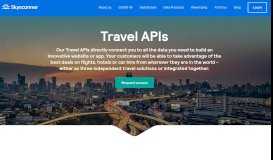 
							         Travel APIs — Skyscanner								  
							    