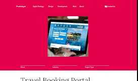 
							         Travel Booking Portal for Musafir, Travel & Hospitality company								  
							    