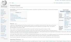 
							         Travel Guard - Wikipedia								  
							    