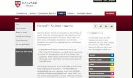 
							         Travel - Harvard Alumni								  
							    