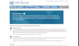 
							         TRAVEL HEALTH | HR Portal								  
							    