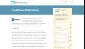 
							         Travel Insured International - Travel Insurance Reviews and Quotes								  
							    