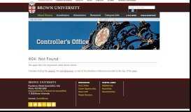 
							         Travel Management | Controllers Office - Brown University								  
							    