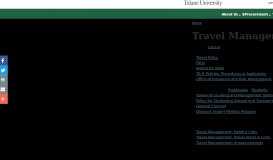 
							         Travel Management - Materials Management - Tulane University								  
							    