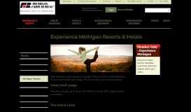 
							         Travel Michigan | Resort and Hotel savings | Michigan Farm Bureau								  
							    