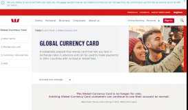 
							         Travel money card - Order a Global Currency Card today | Westpac								  
							    