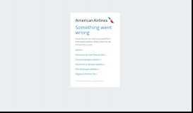 
							         Travel Planner - Regional Retirees - American Airlines								  
							    