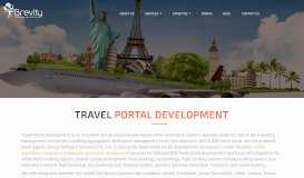 
							         Travel Portal development company India & UK | Brevity Software								  
							    