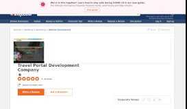 
							         Travel Portal Development Company Reviews - 2 Reviews of Travelpd ...								  
							    