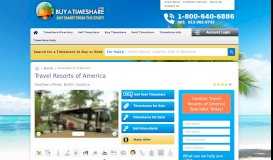 
							         Travel Resorts of America RV Membership Resales By Owner								  
							    