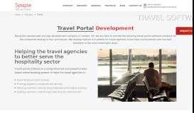 
							         Travel Software, Website & Portal Development Company, UK								  
							    
