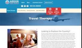 
							         Travel Therapy - Ardor Health Solutions								  
							    