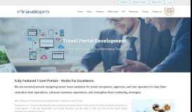 
							         Travel Website Development | Travel Portal Development - TraveloPro								  
							    
