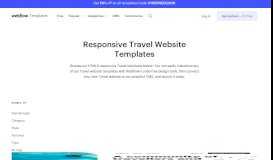 
							         Travel Website Templates Available at Webflow								  
							    