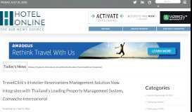 
							         TravelClick's iHotelier Web 3.0 Booking Engine Named Best Hotel and ...								  
							    