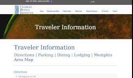 
							         Traveler Information - Charles Retina Institute								  
							    