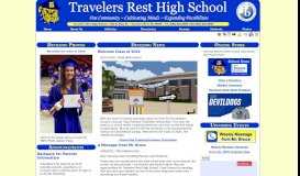 
							         Travelers Rest High - Greenville County Schools								  
							    