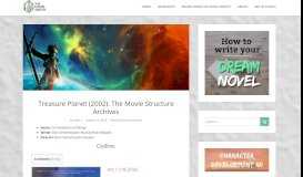 
							         Treasure Planet (2002); The Movie Structure Archives - The Novel ...								  
							    