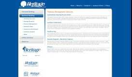 
							         Treasury Management - Heritage Bank (Burlington, KY)								  
							    