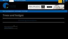 
							         Trees and hedges - Planning Portal - Wales								  
							    