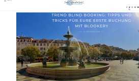 
							         Trend Blind Booking: Tipps und Tricks für eure erste Buchung								  
							    