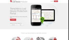 
							         Trend Micro Lost Device Protection Portal								  
							    