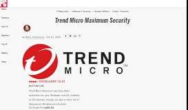 
							         Trend Micro Maximum Security Review & Rating | PCMag.com								  
							    