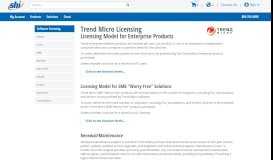 
							         Trend Micro Volume Licensing | Software Licensing | portal.shi.com								  
							    