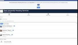 
							         Trent University Housing Services - Home | Facebook								  
							    