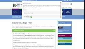 
							         Tresham College FAQs | Tresham College								  
							    