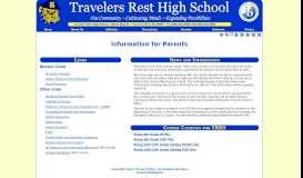 
							         TRHS Parents' Page - Greenville County Schools								  
							    