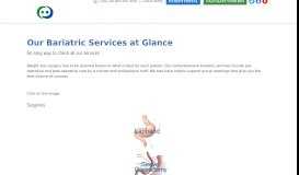 
							         Tri-State Bariatrics' services and support								  
							    