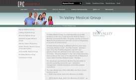 
							         Tri-Valley Medical Group - Epic Management								  
							    