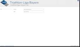 
							         Triathlon-Liga Bayern - Meldeportal								  
							    
