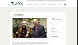 
							         Tribal Elders | RZSS								  
							    