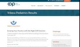 
							         Tribeca Pediatrics Client Results | Office Practicum								  
							    