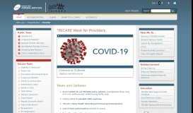 
							         TRICARE West For Providers								  
							    