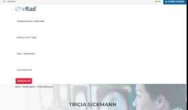 
							         Tricia Sickmann, VP HR - vRad								  
							    