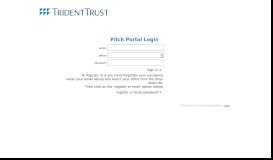 
							         Trident Trust - Pitch Portal								  
							    