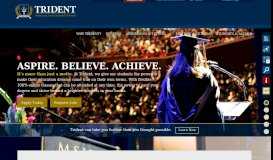 
							         Trident University: Online University for Military and Adult Education								  
							    