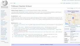 
							         Trillium Charter School - Wikipedia								  
							    