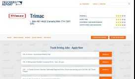 
							         Trimac | Truckers Review Jobs, Pay, Home Time, Equipment								  
							    