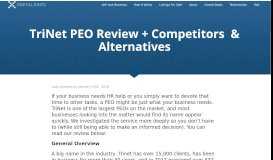 
							         TriNet PEO Review + Competitors & Alternatives (For 2019)								  
							    