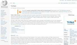 
							         TriNet - Wikipedia								  
							    