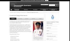 
							         Trinidad and Tobago Police Service , Commonwealth Governance ...								  
							    